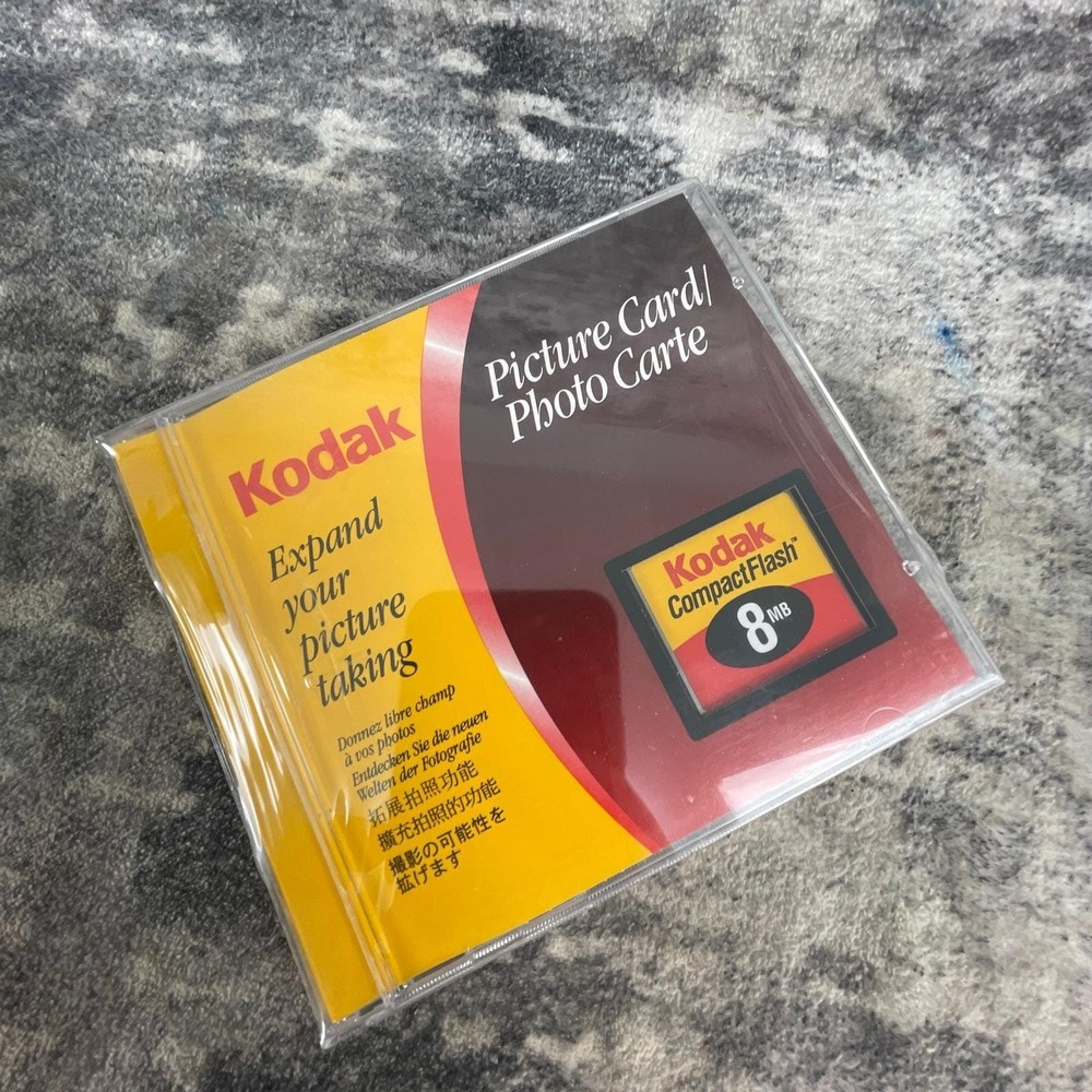 Kodak 2x 8MB Compact Flash Picture Card CF Memory Digital Camera New Sealed
